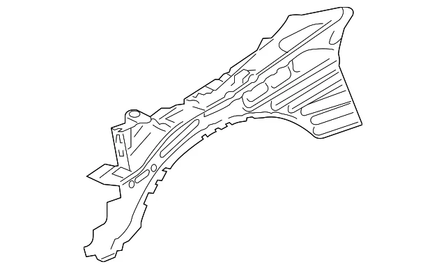 Compartimiento del motor delantero genuino del lado del conductor GM 23470020 Foto 2 de 3