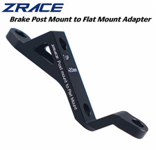 ZRACE Post Mount to Flat Mount Brake Adapter, 20mm 140-160, Post to Flat Mount