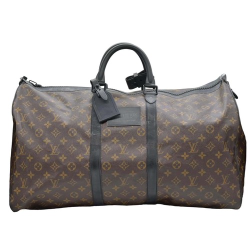 $3100 2007 Louis Vuitton Boston Bag Keepall Bandouliere 55 OL2087