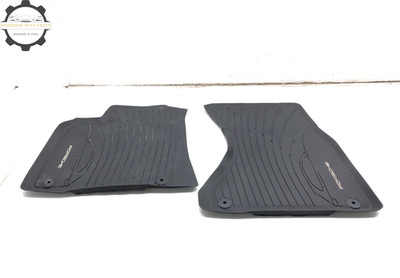2015-2018 PORSCHE MACAN RIGHT LEFT FRONT ALL WEATHER RUBBER FLOOR MAT OEM