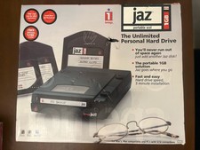 Iomega Jaz V1000S 1 GB External Hard Drive, Cables and Disks - ORIG PACKAGING!