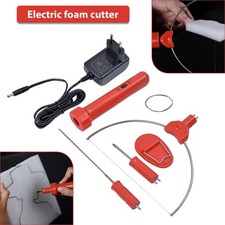 Elektrischer Styroporschneider Heißdrahtschneider mit 3 Wechsel-Aufsätzen 4 in 1