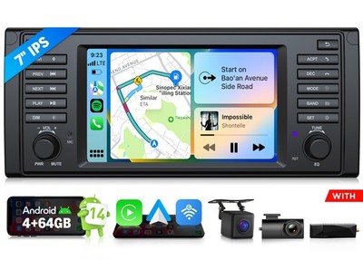 Für BMW E39 M5 520 Eonon Android 14 Autoradio CarPlay Navi Navigation Radio DAB+
