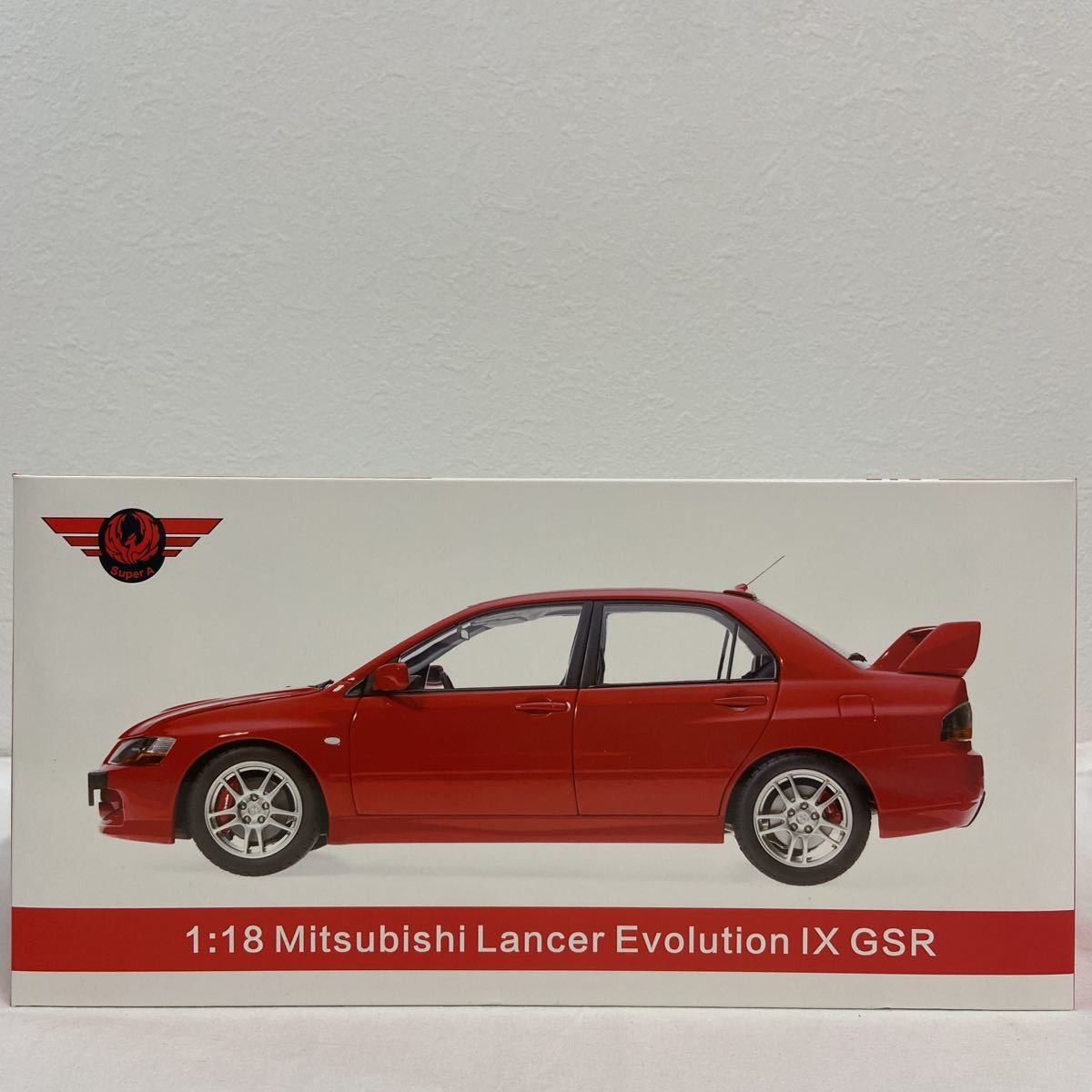 Kyosho Super A 1/18 Mitsubishi Lancer Evolution Ix Gsr White