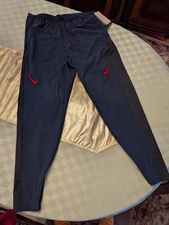 New NIKE ADV AEROSWIFT RUNNING RACING PANTS Blue obsidian FN3361 451 Mens Small