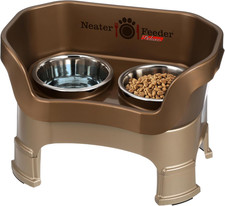 Neater Feeder Deluxe Mess-Proof Elevated Dog Bowls for Medium Dogs 19  40 Lbs ,