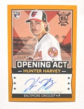 2020 Topps Big League Auto /99 Orange Hunter Harvey RC (CUBS) !