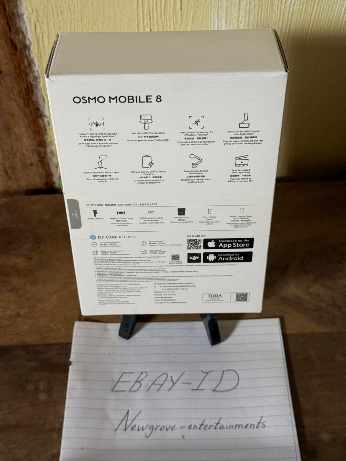 DJI Osmo Mobile 8 Smartphone Gimbal Stabilizer 3 -Axis Brand New Sealed