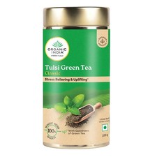 Organic India Tulsi Green Tea Classic Loose Leaves - 100gm