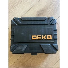 DEKO 44 Piece Cordless Drill & Tool Kit Battery Screwdriver Bits Sockets Wrench