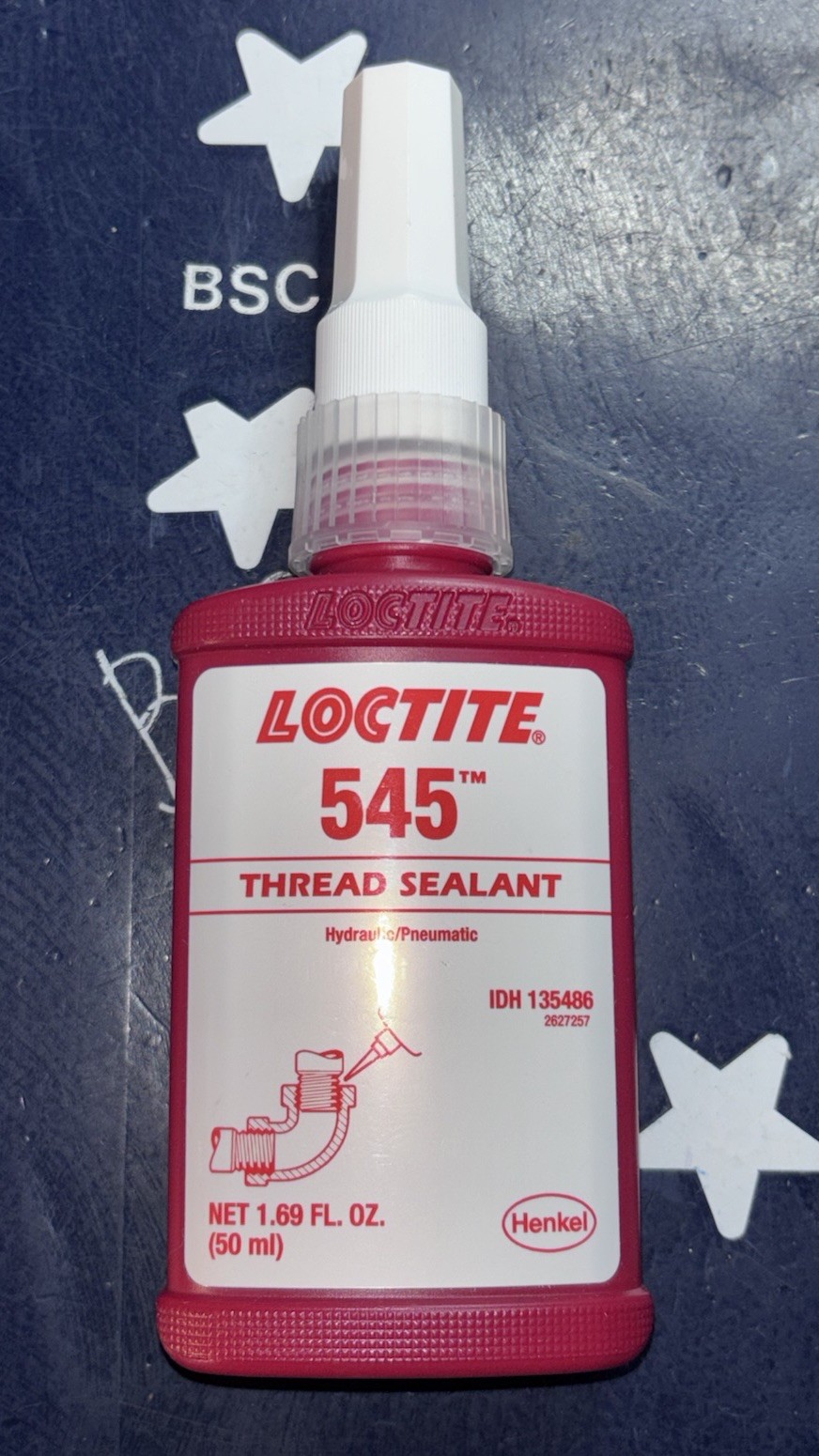 USA Loctite 545 50mL Hydraulic Pneumatic Thread Sealant 135486 54531 ...