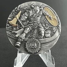 FBI INTERNATIONAL OPERATIONS Challenge Coin Viking DEA NYPD LAPD ATF Police