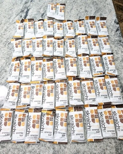 Skratch Labs Energy Bar | Chocolate & Peanut Butter Healthy Snack Bars Lot Of 47