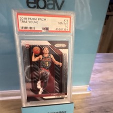 2018-19 Panini Prizm Trae Young Rookie #78 PSA 10 Atlanta Hawks NBA Card. rookie card picture