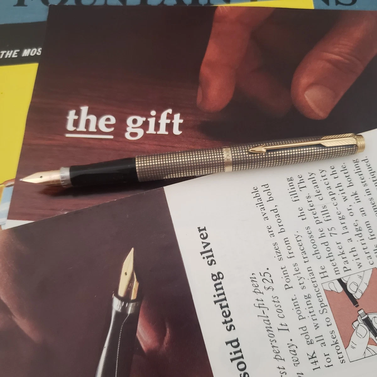 25+ Parker Gold, 14K Nib Sterling Silver Collectible Fountain Pens