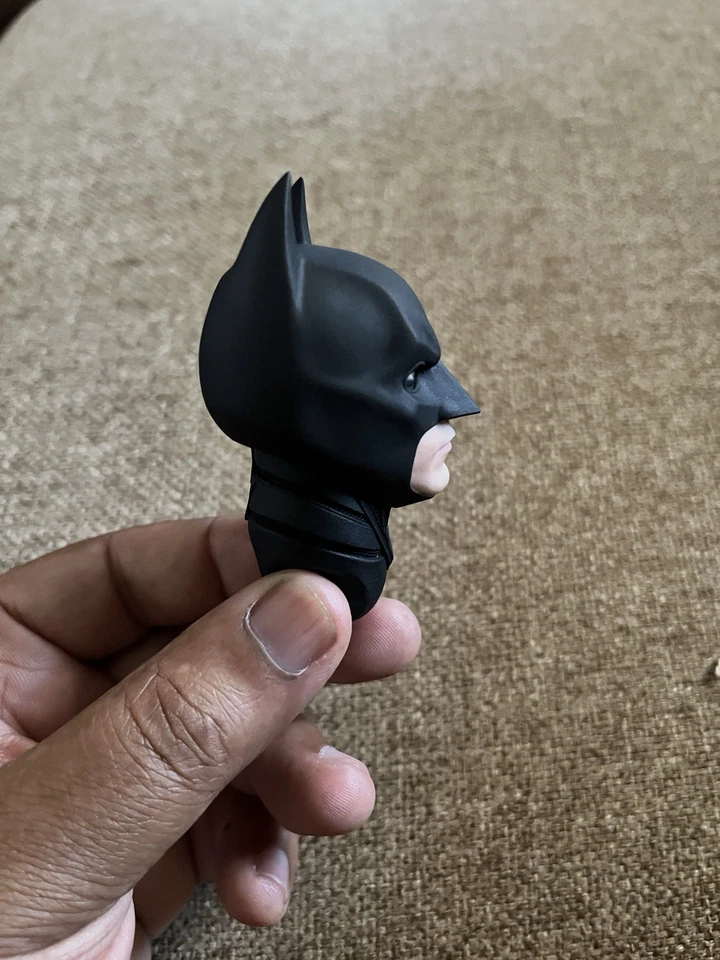 Figura de acción personalizada The Dark Knight Christian Bale Bruce Wayne 1/6 cabeza esculpida Foto 4 de 4