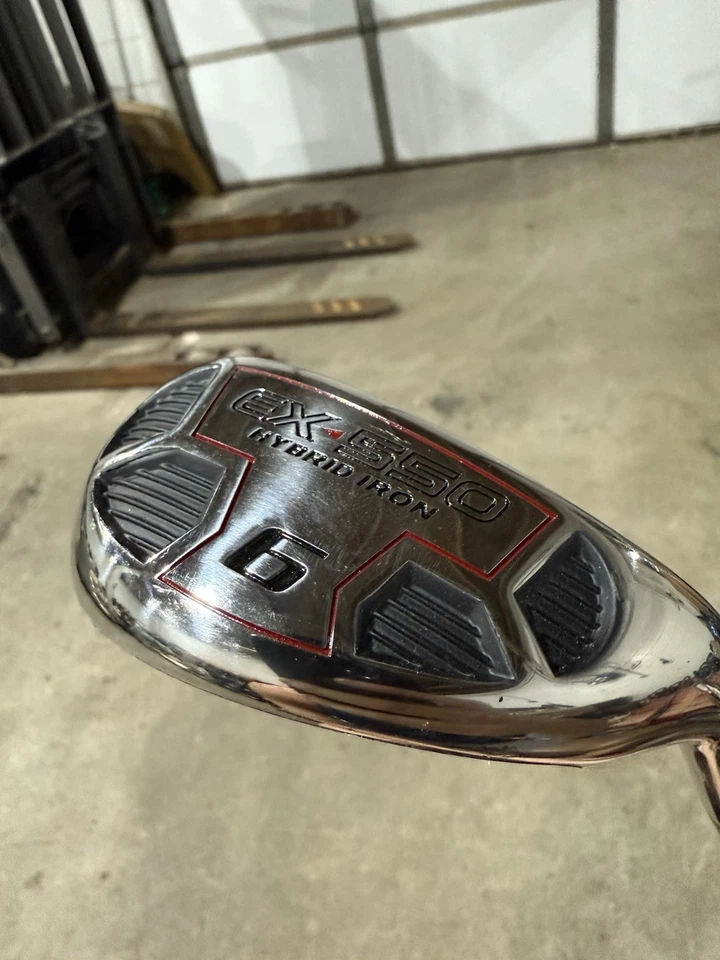 USED RH Senior Mens Powerbilt EX-550 Hybrid Iron #6 Senior Flex - Image 2 of 4