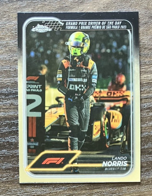 Lando Norris #178 McLaren Racing - 2024 Topps Chrome Formula 1 F1 Card  CLEAN NM