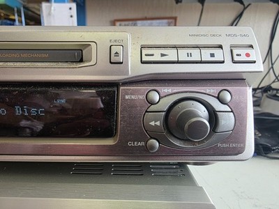 Sony MDS-S40 MiniDisc Deck Player Recorder No Audio Output Read