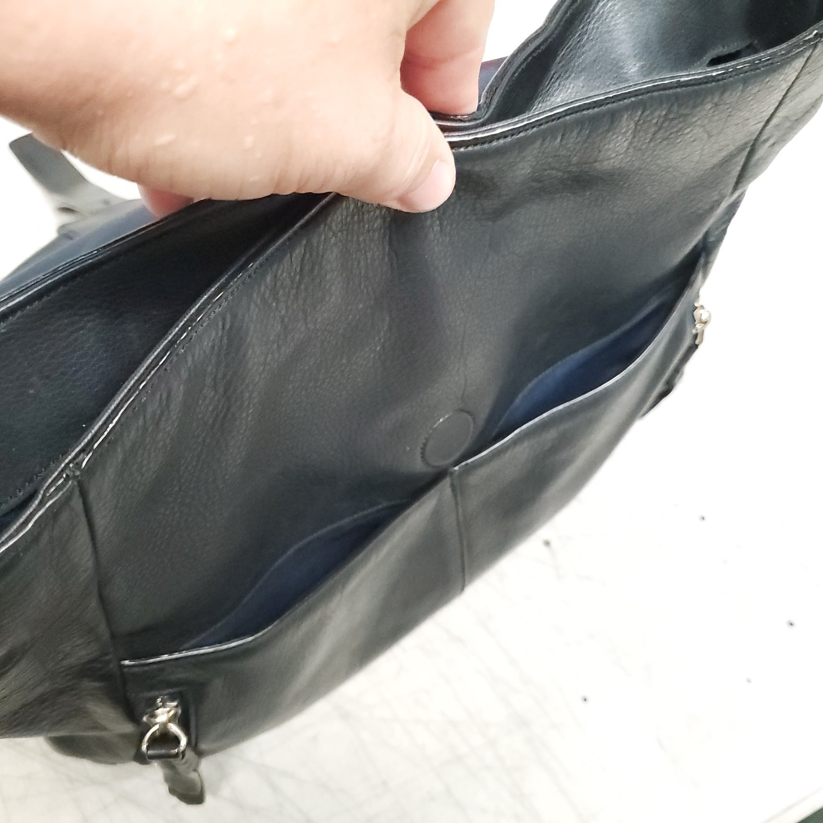 Authentic Cole Haan Leather Backpack - image 12