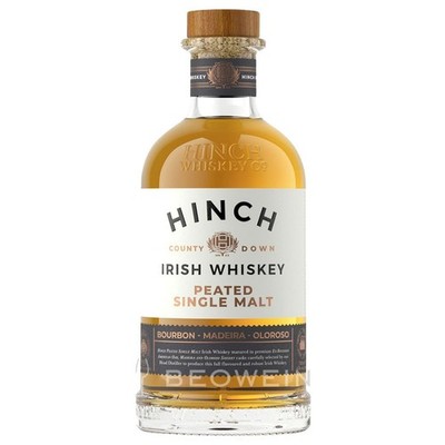 Hinch Peated Single Malt Irish Whiskey 0,7 l stark getorfter Whisky, rauchig