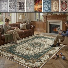 Modern Non Slip Large Area Rugs Living Room Bedroom Carpet Hallway Runner Mat