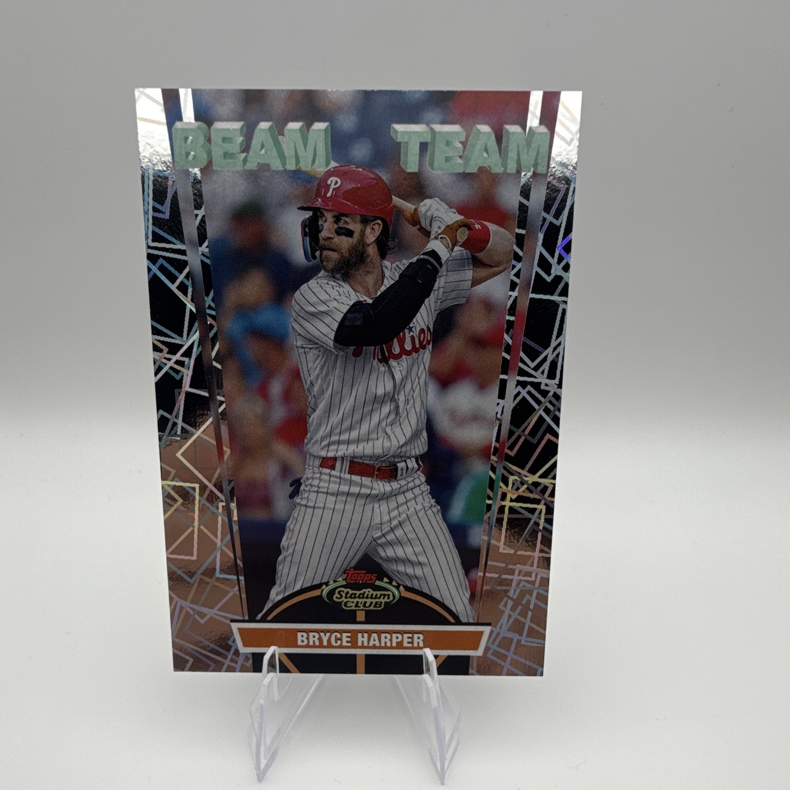 Topps 2024 Stadium Club Beam Team Bryce Harper #BT-11 Insert Phillies