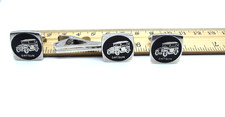 Vintage Datsun Classic Car Cufflinks & Tie Bar Set Nissan Advertising Jewelry