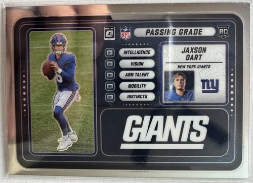 2025 Donruss Optic Jaxson Dart Base (RAW)