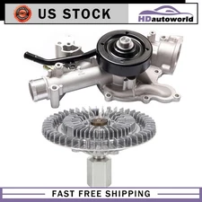 Cooling Water Pump + Fan Clutch for 2003-2008 Dodge Ram 1500 2500 Pickup V8 5.7L