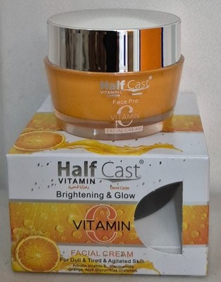 2x Brightening Glowing Vitamin C Face Pro Gesichtscreme - mit Tube 84g