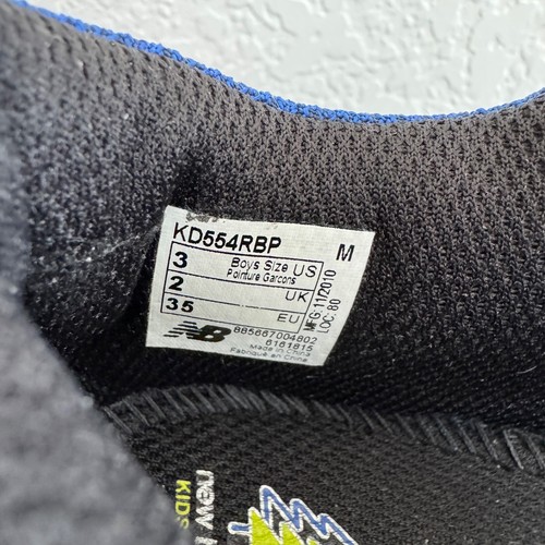 New Balance Kids Water Sport Shoes 554 Sneaker Sandal Sz 3 Boys Kids Blue Black - Picture 9 of 13