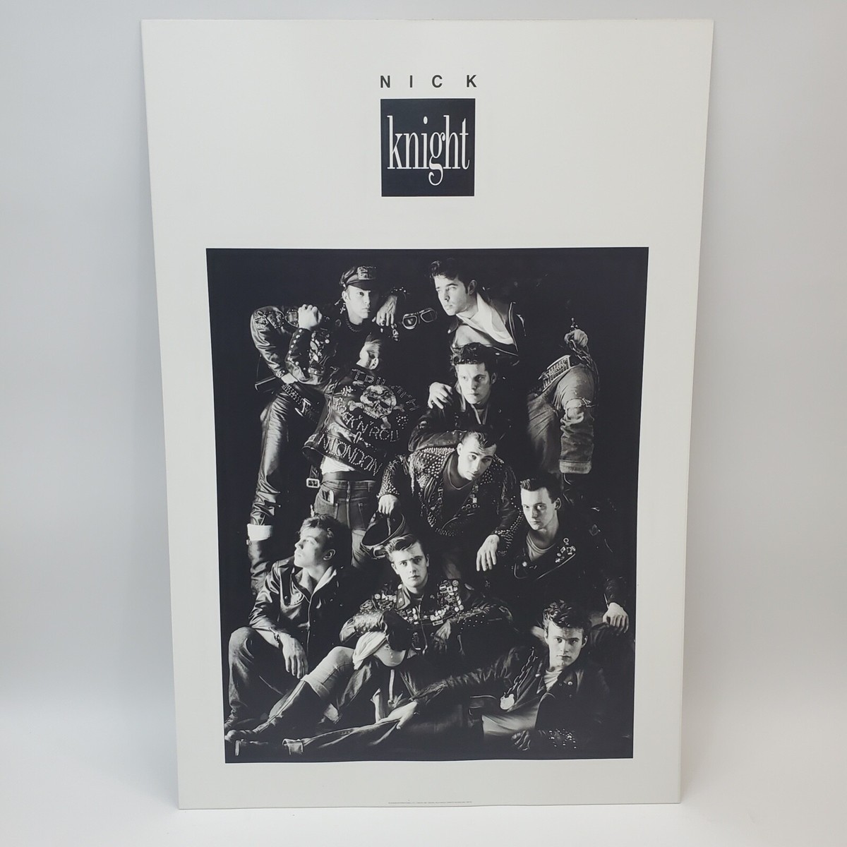 1987 Nick Knight: Athena Int'l Ltd London Bikers Board Mounted
