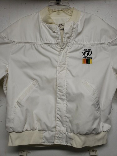 Rare Vintage 1987 John Deere 150th Anniversary Bomber Jacket Men's Large - Picture 2 of 10