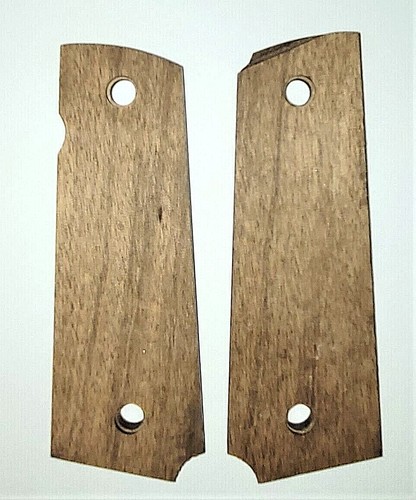 Walnut 1911 Double Diamond Boxed U.S. Pistol Grips with Screws - Full Size- NEW - Picture 2 of 7