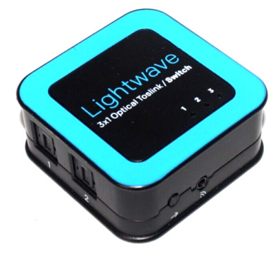 Sewell Lightwave 3x1 Optical Toslink Switch | eBay