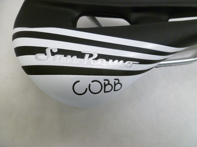 Cobb Cycling San Remo サドル COBB SAN REMO Hollow Chro-Moly Seat Rail Black & White