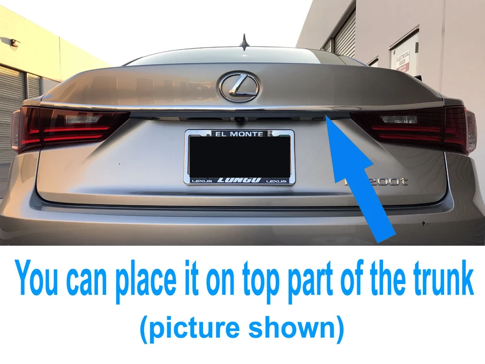 For Fiat 2009-2018 Chrome Silver Rear Trunk Trim Molding Kit Accent - Image 3 of 3