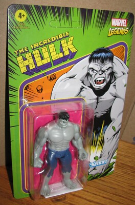 Marvel Legends Retro Incredible GREY HULK 3.75