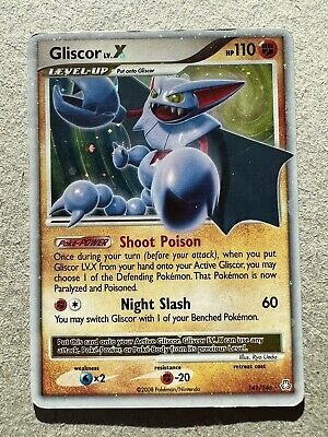 2008 Pokemon, Legends Awakened #141/146 Gliscor LV. X, Holo 2008 Pokemon, Legends Awakened #141/146 Gliscor LV. X, Holo