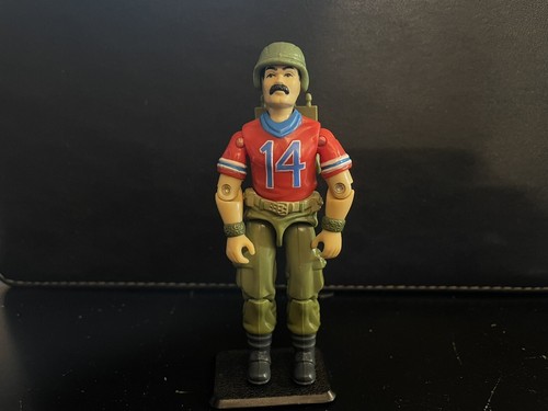 G.I. JOE ACTION FIGURE - BAZOOKA MAIL AWAY - 1988 HASBRO ARAH - w/ BACK PACK HAT