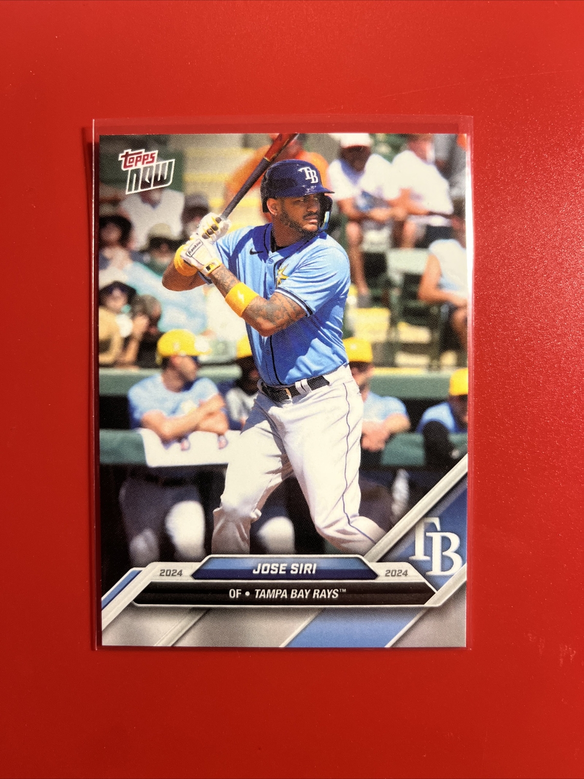 JOSE SIRI 2024 Topps NOW Road To Opening Day Tampa Bay Rays #OD-37