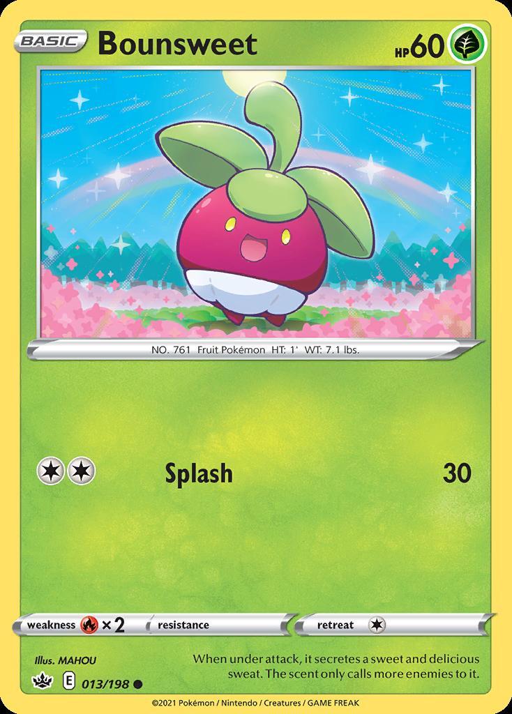 Pokemon Bounsweet (13/233) Chilling Reign NM
