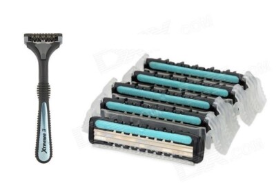 5 Schick Xtreme3 Razor Ft Wilkinson Subzero Blade Shaver handle Refills Cartridg