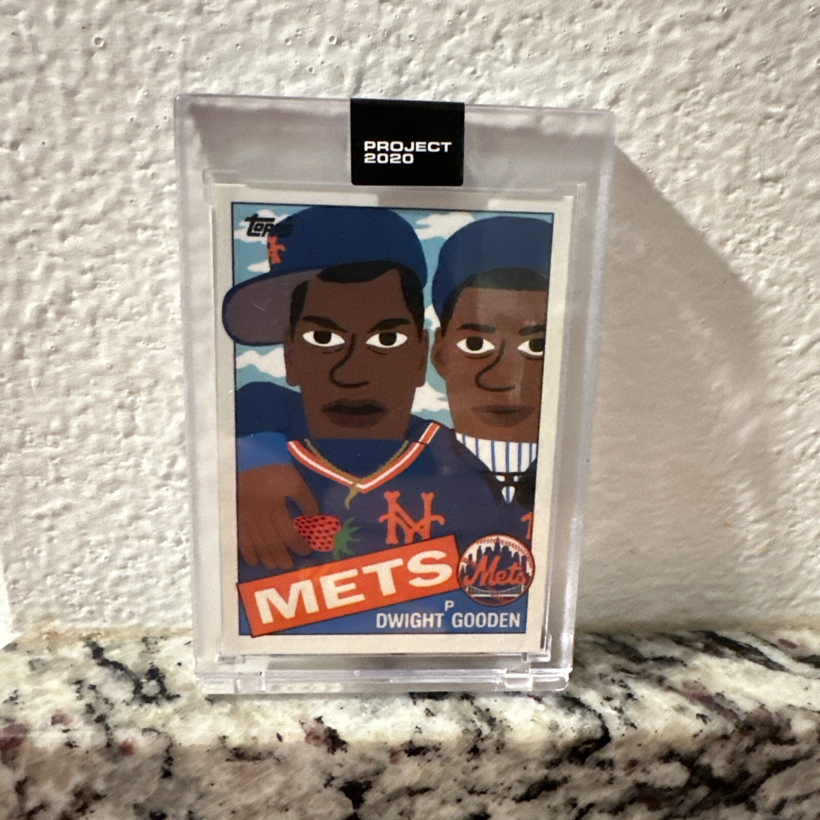TOPPS PROJECT 2020 #203 DWIGHT GOODEN by KEITH SHORE 1985 METS ** FREE SHIPPING