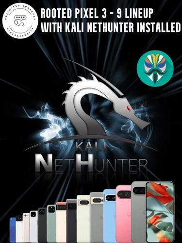 Rooted Pixel 3-9 w/ Kali NetHunter + Magisk | Unlimited Coverage HacPhone Plus