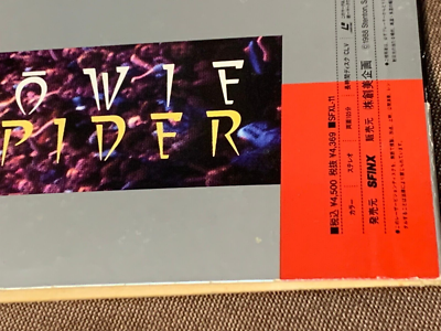 スワンの涙　レーザーディスク DAVID BOWIE Glass Spider JAPAN Laser Disc LD SFXL-11 INSERT