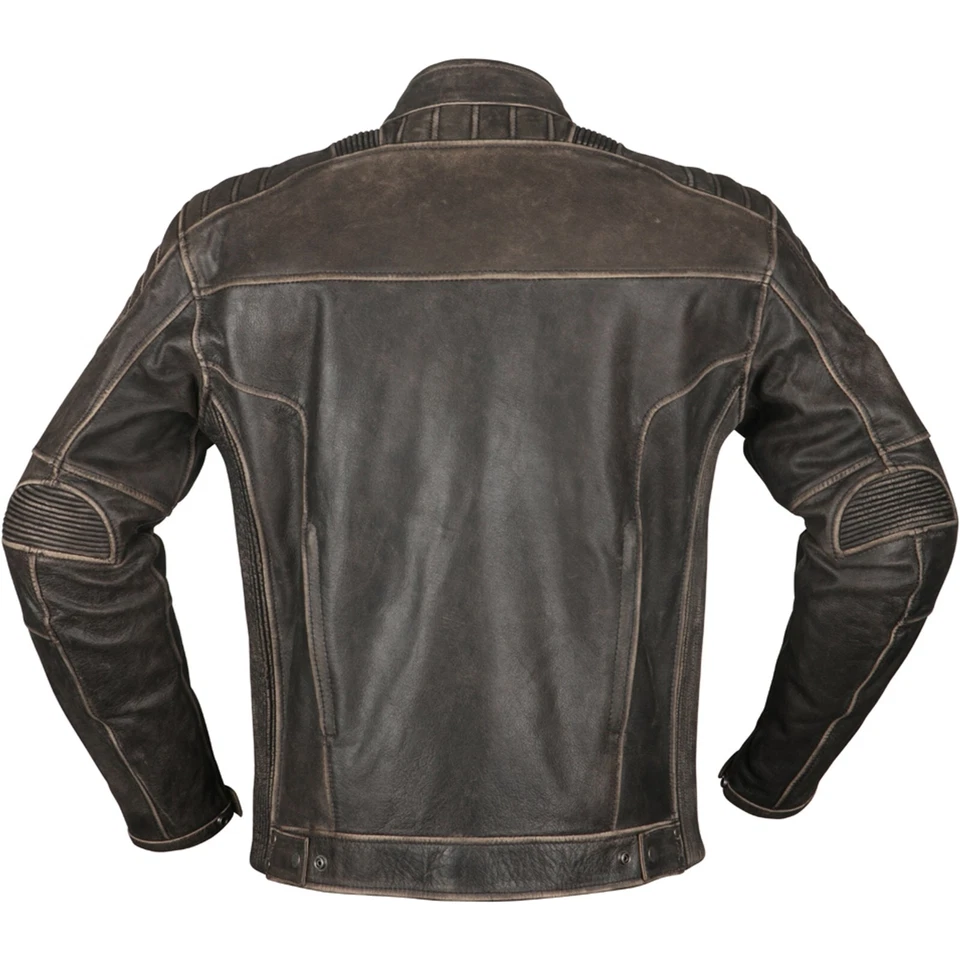 Modeka Vincent Aged Herren Motorradjacke Lederjacke Biker Retro aged brown - Bild 2 von 4