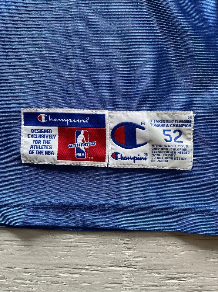 Camiseta Richard Hamilton Campeón NBA Auténtica 52 Detroit Pistons Charol Foto 3 de 4