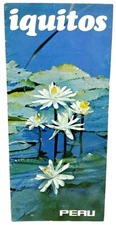 Vintage Iquitos Peru Travel Brochure South America Local Native Photo Images